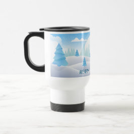 Taza De Viaje Invierno Temático Feliz Navidad Mug de Viajes