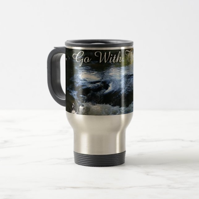 Taza De Viaje Ir Con El Flujo (Anverso izquierdo)