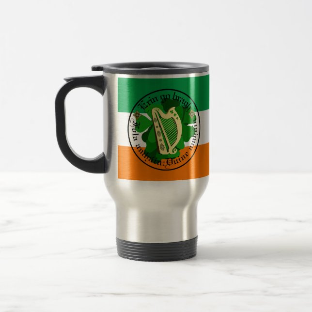 Taza De Viaje Irlanda para siempre/Erin para ir bragh/1 sangre/p (Izquierda)