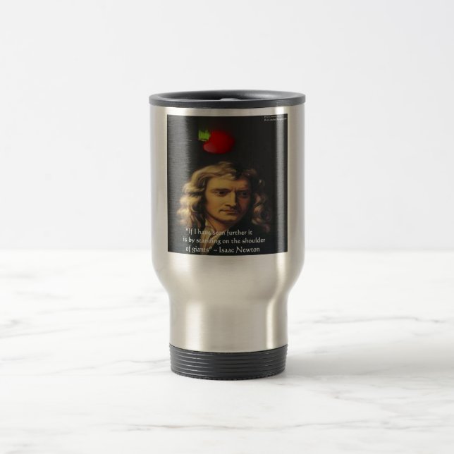 Taza De Viaje Isaac Newton "Giants Shoulders" (Hombros Gigantes) (Centro)