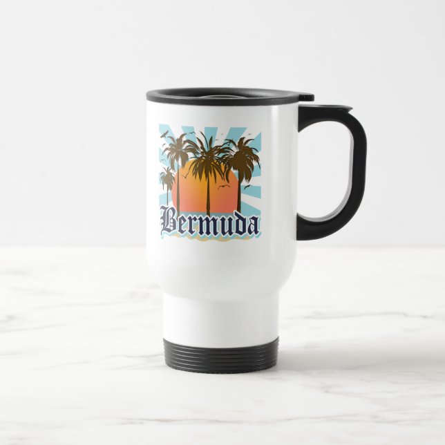 Taza De Viaje Isla de los recuerdos de Bermudas (Derecha)