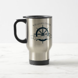 Taza De Viaje Isla de vacaciones náuticas de crucero personaliza