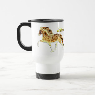 Taza De Viaje Islandés en llamas