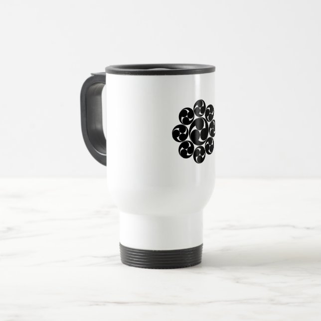 Taza de viaje Itakura swirl (Sugaki) (Anverso izquierdo)
