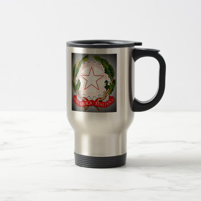 Taza De Viaje Italia Emblem Dark (Derecha)