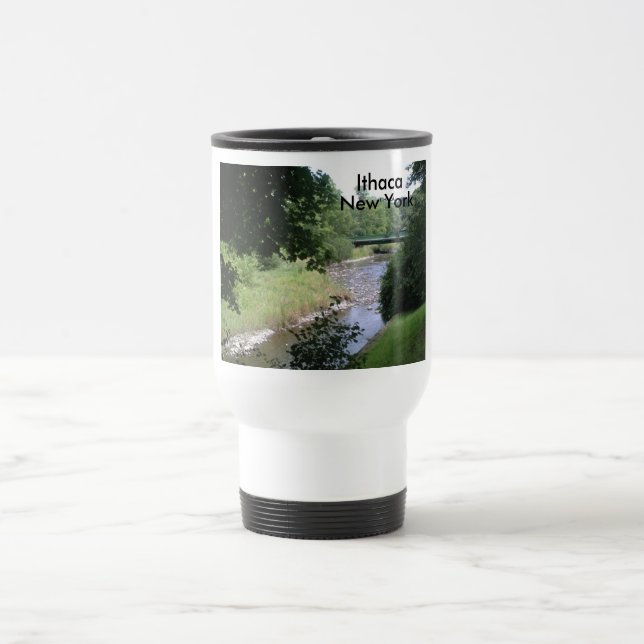 Taza De Viaje ITHACA, Nueva York... (Centro)