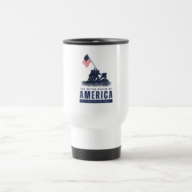 Taza De Viaje Iwo Jima America 250 (Centro)
