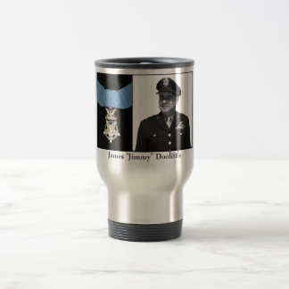 Taza De Viaje James "Jimmy" Doolittle y la medalla de honor
