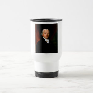 Taza De Viaje James Madison el 4º Presidente: América Colonial