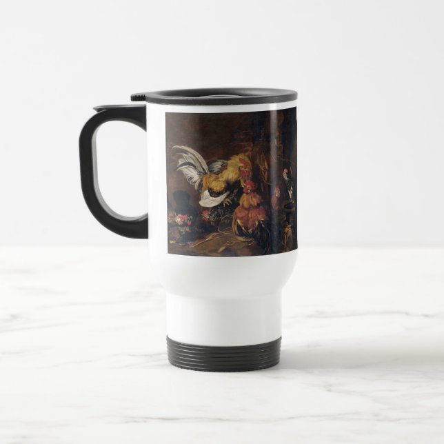 Taza De Viaje Jan Fyt Cockfight (Izquierda)