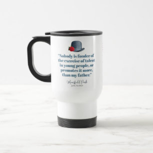 Taza De Viaje Jane Austen - Mi padre - Gorra de Vintage