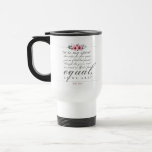 Taza De Viaje Jane Eyre - Como Somos - Blanco