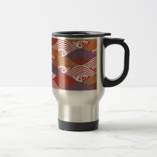 TAZA DE VIAJE JAPAN WAVE SAMURAI