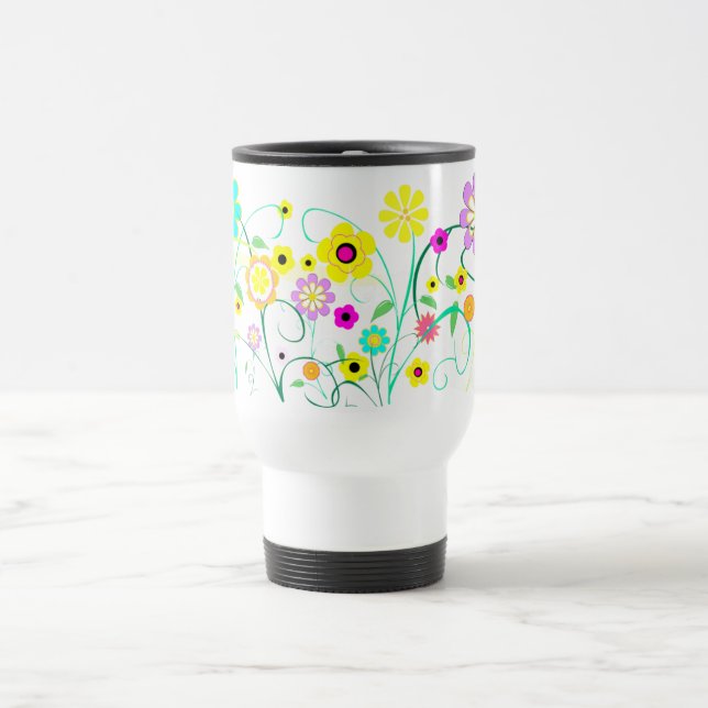Taza De Viaje Jardín blanco (Centro)