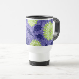 Taza De Viaje Jardín de Daisy de Medianoche