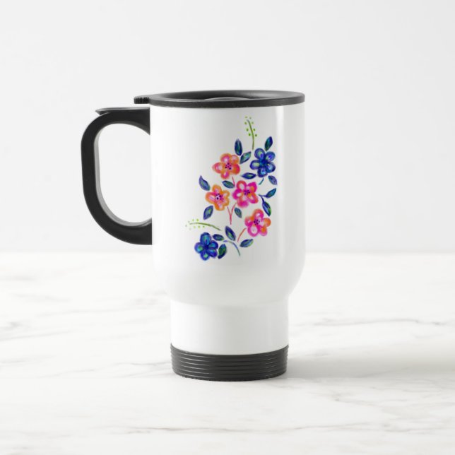 Taza De Viaje Jardín de flores (Izquierda)