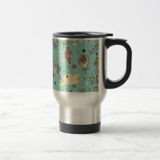 Taza De Viaje Jardín de Flores Impresionantes