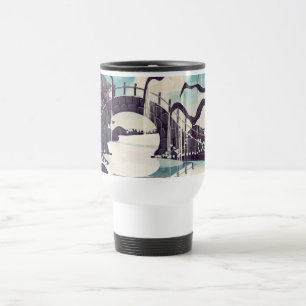 Taza De Viaje Jardín de meditación japonés antiguo