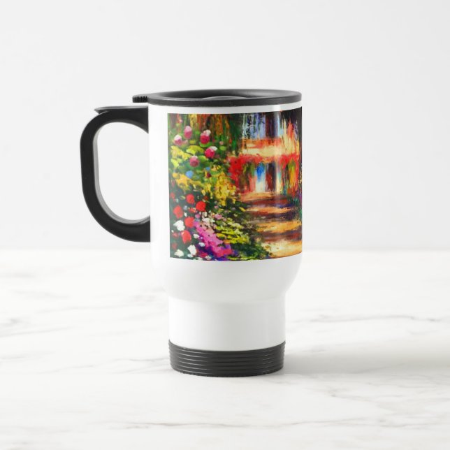 Taza De Viaje Jardín de Monet en Giverny (Izquierda)