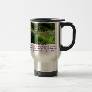 Taza De Viaje ¡Jardín de Monet usted es ASOMBROSO!! lado doble