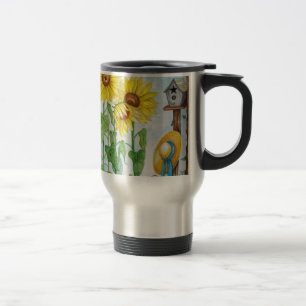 Taza De Viaje Jardín del girasol
