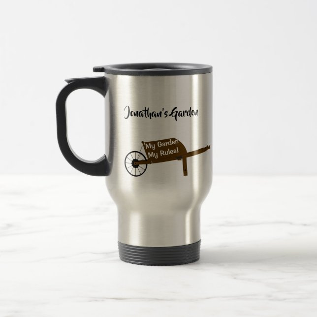 Taza De Viaje Jardín Jardín Jardín Sombreado (Izquierda)