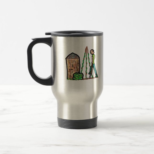 Taza De Viaje Jardinería de reparto (Izquierda)