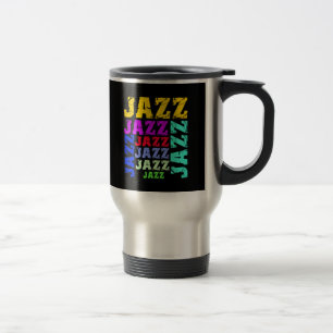 Taza De Viaje Jazz colorido y fresco