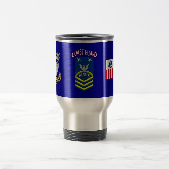Taza De Viaje Jefe de la Guardia Costera (Centro)
