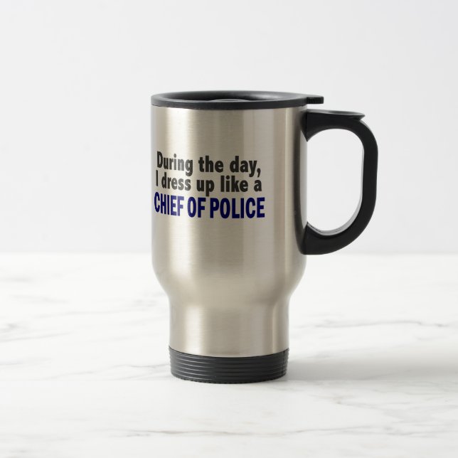 Taza De Viaje Jefe de policía durante el día (Derecha)