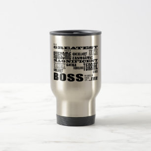 Taza De Viaje Jefes modernos frescos de la diversión: Boss más