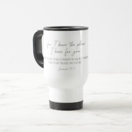 Taza De Viaje Jeremiah 29:11 Gran Bolsa De Tote