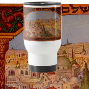 Taza De Viaje Jerusalén Vintage