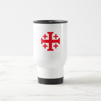 Taza De Viaje Jeruslam Templar Crusader Cross Travel Mug
