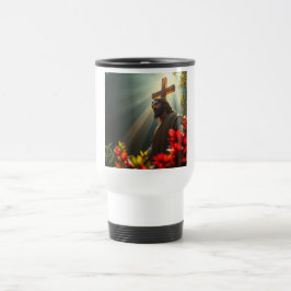 Taza De Viaje Jesucristo en la jardinería de viajes