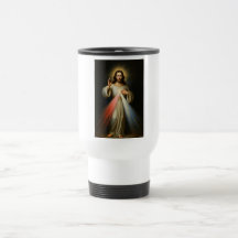 Taza de viaje Jesús de la Divina Misericordia