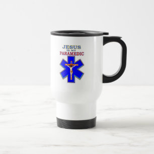 TAZA DE VIAJE JESÚS ES MI PARAMÉDICO