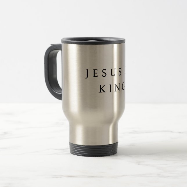 Taza De Viaje JESUS IS KING Hoodie (Anverso izquierdo)