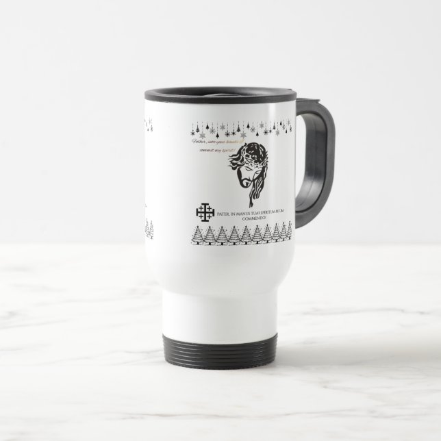 Taza De Viaje Jesus' Last words (Anverso derecho)