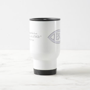 Taza De Viaje Jesús - pescado cristiano