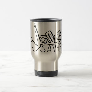 TAZA DE VIAJE JESUS SAVES GRAFFITI