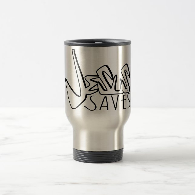 TAZA DE VIAJE JESUS SAVES GRAFFITI (Centro)