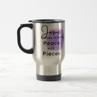 Taza De Viaje Jesús viene a traer paz