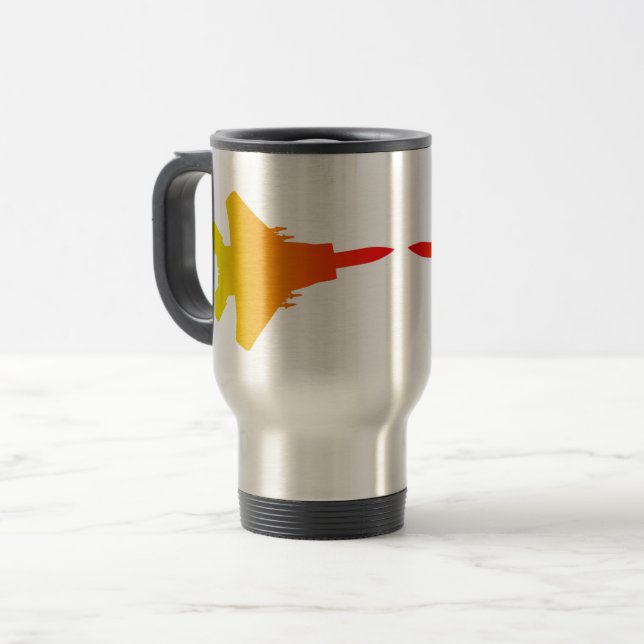 Taza De Viaje Jets de combate Mug de viaje (Anverso izquierdo)