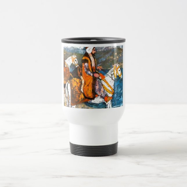 Taza De Viaje Jinete árabe (Centro)