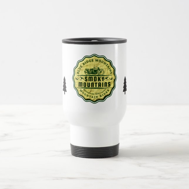 Taza De Viaje Jinete de las Montañas Blue Ridge (Centro)