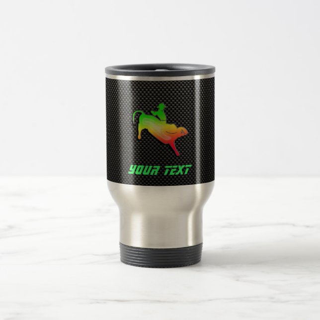 Taza De Viaje Jinete liso de Bull (Centro)
