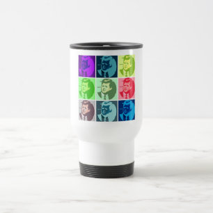 Taza De Viaje John F Kennedy Pop Art