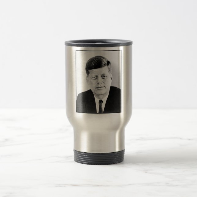 Taza De Viaje John Jack Kennedy Casa Blanca Presidencial de EE. (Centro)