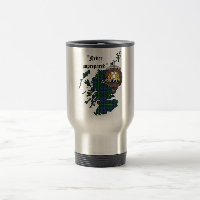 Taza De Viaje Johnstone Clan Badge Travel Mug (Centro)